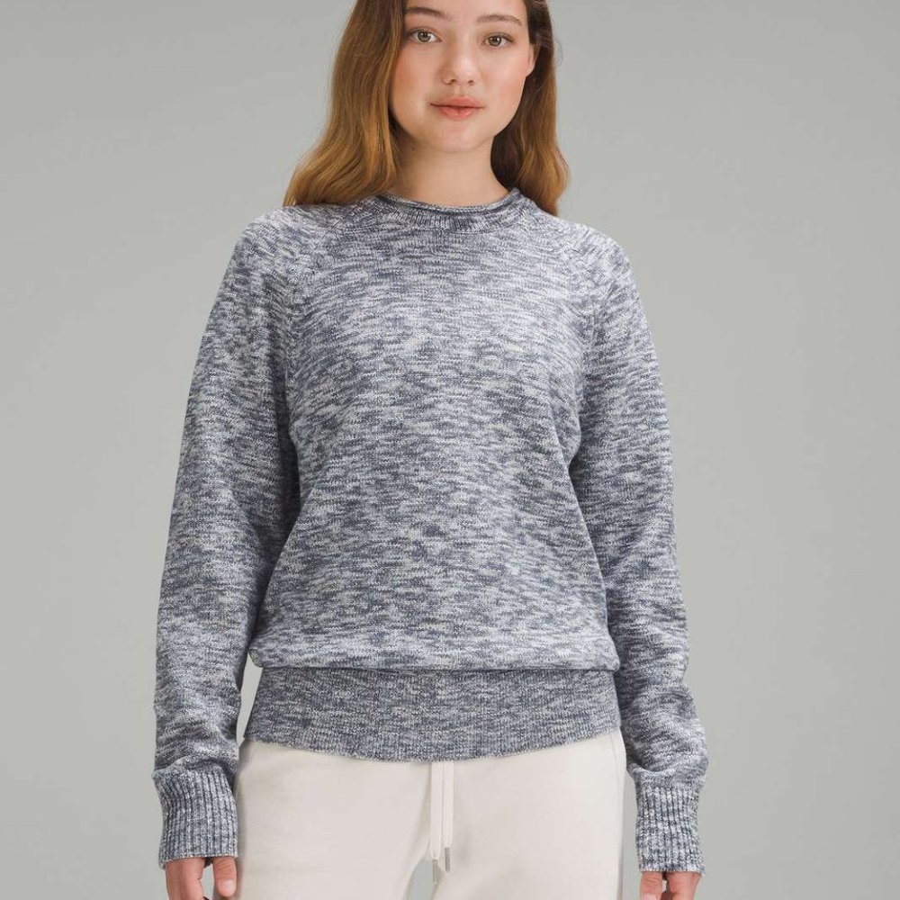 NWT Lululemon Boxy Cotton Blend Sweater Size S
